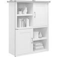 HIGHBOARD  in 106/135/42 cm  - Trüffeleichefarben/Graphitfarben, LIFESTYLE, Holzwerkstoff/Metall (106/135/42cm) - Carryhome