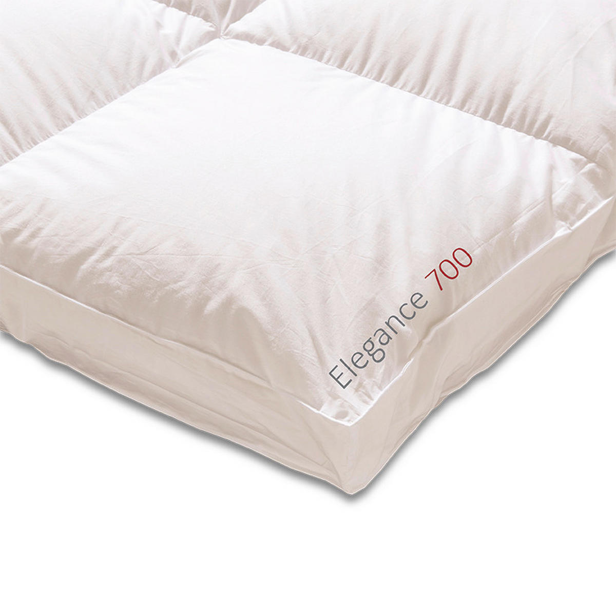 DAUNENDECKE 155/220 cm Elegance 700  - Weiß, Basics, Textil (155/220cm) - Kauffmann