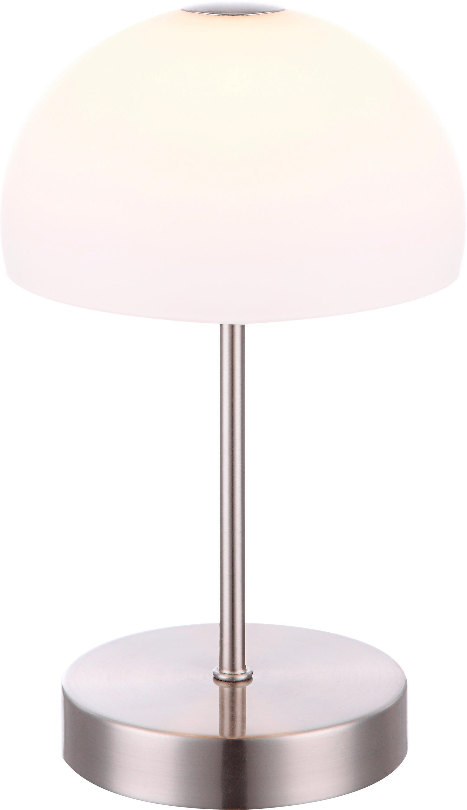 TISCHLEUCHTE Tolos 15/27 cm   - Opal, Design, Glas/Metall (15/27cm) - Globo