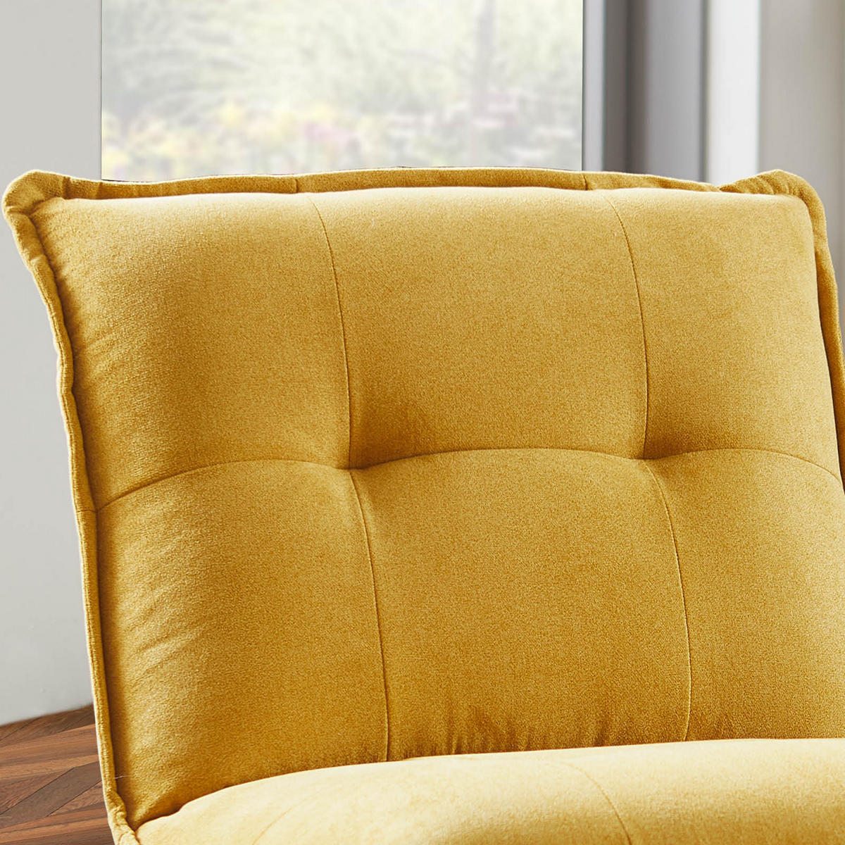 KŘESLO, kov, textil, žlutá - černá/žlutá, Basics, kov/textil (69/76/86cm) - MID.YOU