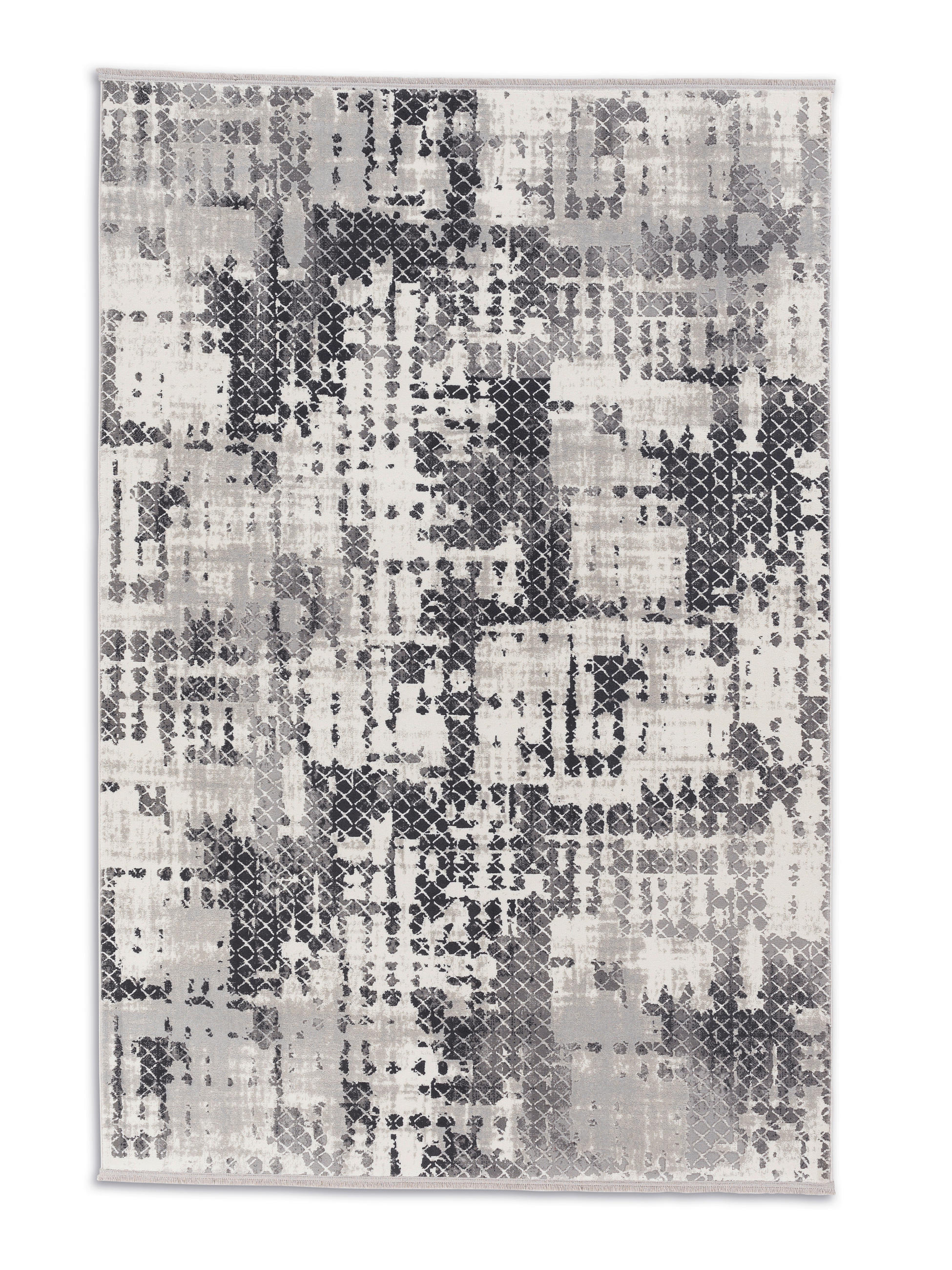 WEBTEPPICH 133/190 cm Anthrazit, Creme  - Anthrazit/Creme, Design, Textil (133/190cm) - Novel