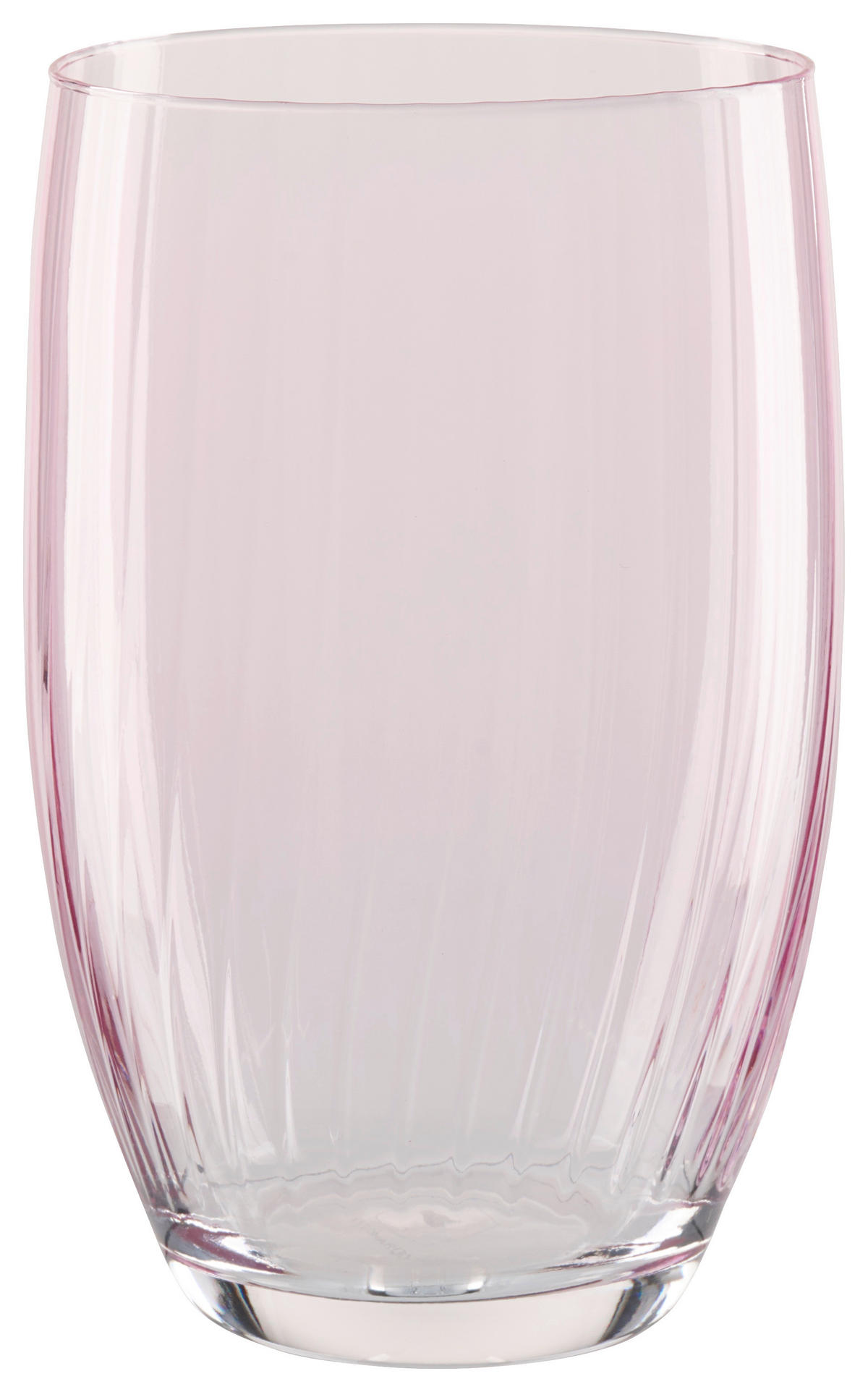 POHÁR NA LONGDRINK - ružová, Trend, sklo (460ml) - Leonardo