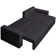 ECKSOFA Anthrazit Chenille  - Anthrazit/Schwarz, KONVENTIONELL, Kunststoff/Textil (292/150cm) - Hom`in