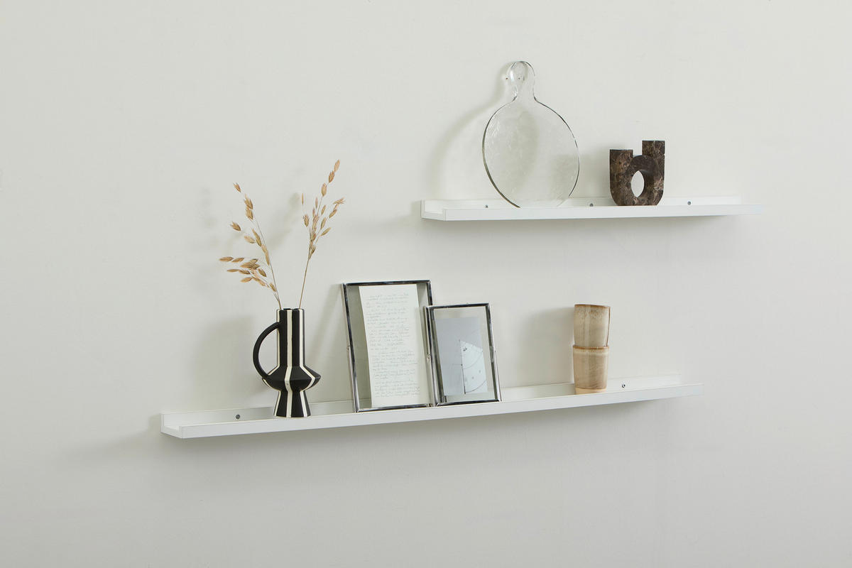 WANDBOARD Weiß  - Weiß, Basics, Holzwerkstoff (120/3,5/9cm) - Xora