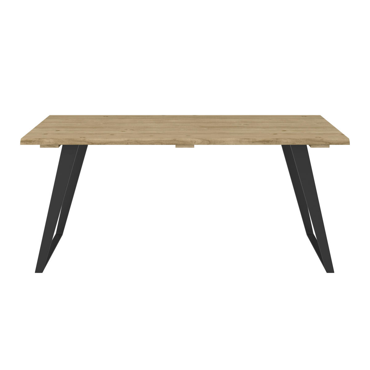 ZÁHRADNÝ STÔL, drevo, kov, 180/76/90 cm - čierna/farba akácie, Modern, kov/drevo (180/76/90cm) - Ambia Garden