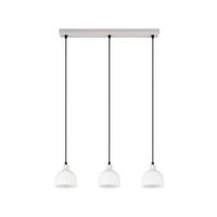 PENDELLEUCHTE  60,0/150,0/12,0 cm   - Weiss/Grau, Basics, Glas/Metall (60,0/150,0/12,0cm)