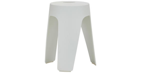 STAPELHOCKER Weiß  - Weiß, Basics, Kunststoff (28/46/28cm) - Carryhome