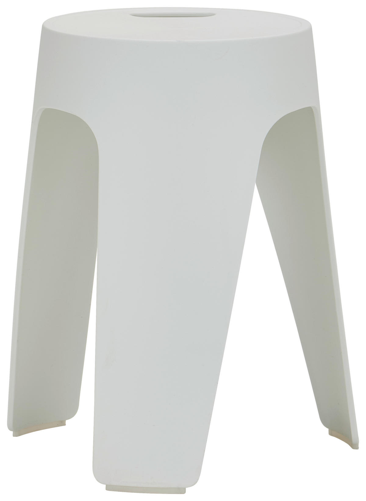 STAPELHOCKER Weiß  - Weiß, Basics, Kunststoff (28/46/28cm) - Carryhome