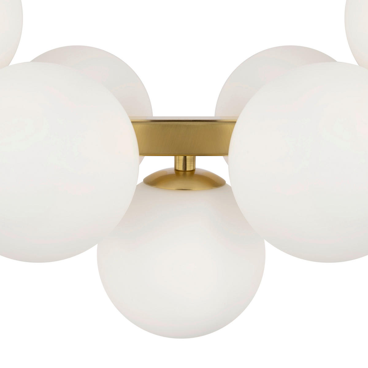 PENDELLEUCHTE 23,8/22,8/123,5 cm   - Messingfarben, Trend, Glas/Metall (23,8/22,8/123,5cm) - MAYTONI