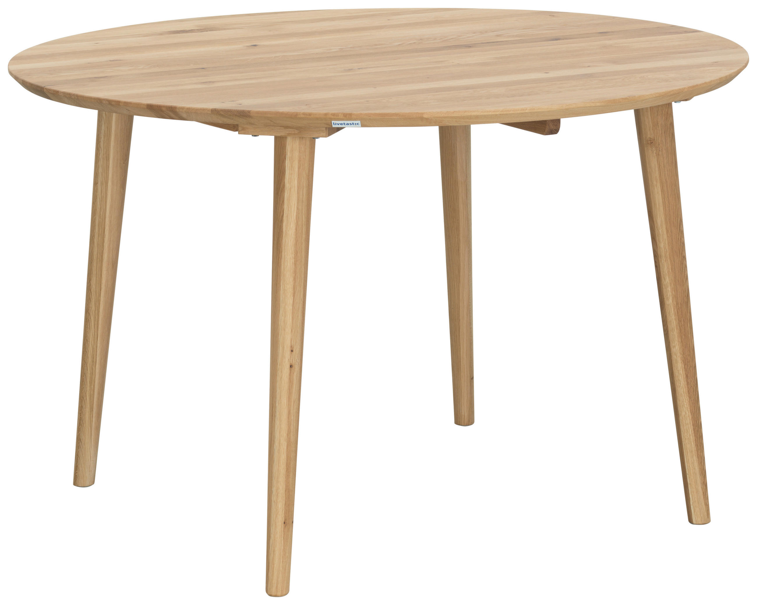 Masă din lemn, 135/135/75 cm,