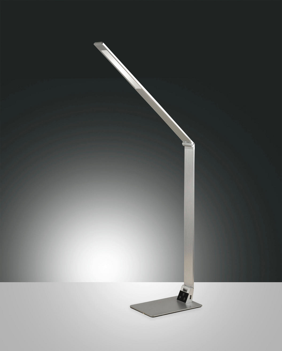 LED-SCHREIBTISCHLEUCHTE Wasp 100/106 cm   - Alufarben, Basics, Metall (100/106cm) - Fabas Luce