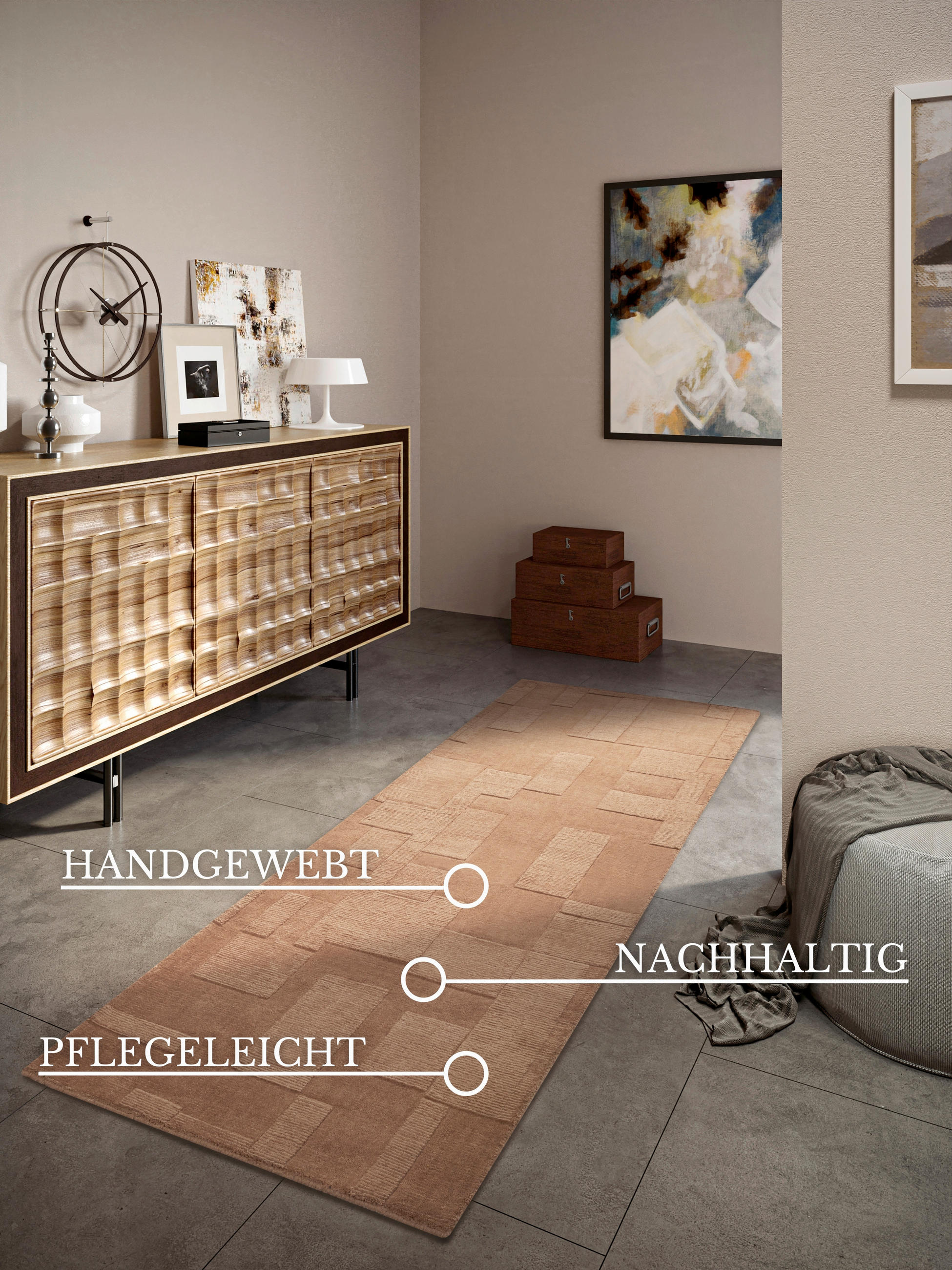 LÄUFER 80/250 cm Kollektion 1906  - Kupferfarben, Basics, Textil (80/250cm) - Villeroy & Boch