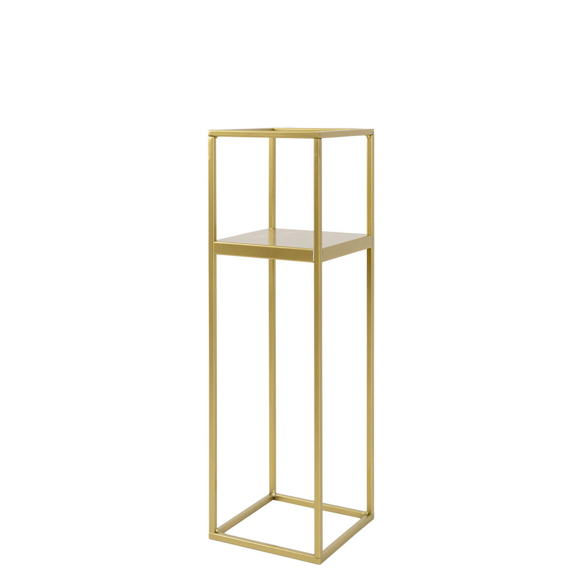 BLUMENSTÄNDER Metall  - Goldfarben, Basics, Metall (19/62/19cm)