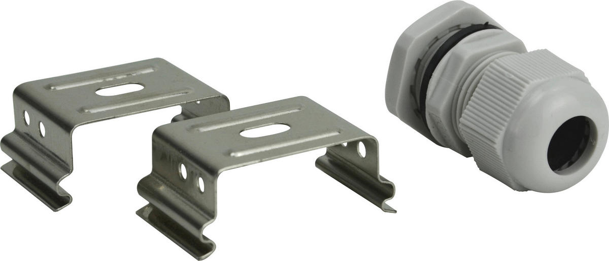 LED-DECKENLEUCHTE pro 113/6/6 cm   - Hellgrau, Basics, Kunststoff (113/6/6cm)