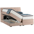 BOXSPRINGBETT 160/200 cm  in  - Wengefarben, KONVENTIONELL, Holz/Textil (160/200cm) - Novel