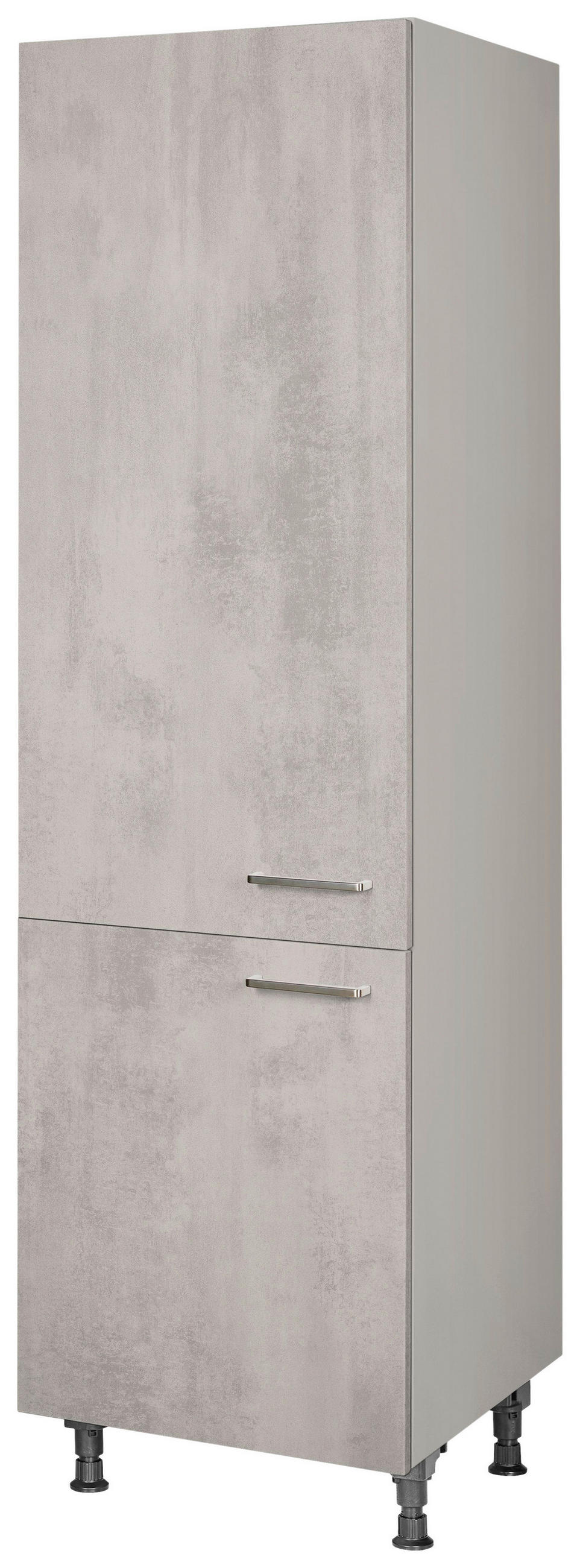 GESCHIRRSCHRANK 60/216,6/58 cm Hellgrau - Edelstahlfarben/Hellgrau, Modern, Holzwerkstoff/Metall (60/216,6/58cm) - Nobilia