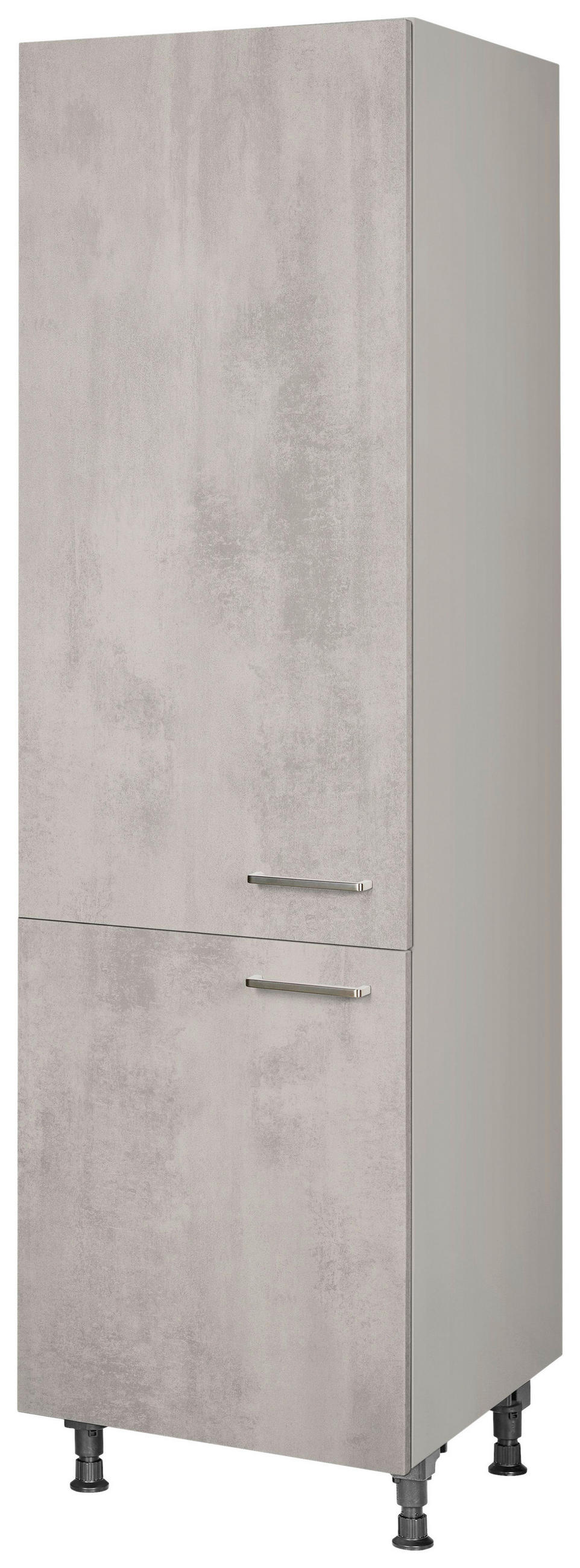 GESCHIRRSCHRANK 60/216,6/58 cm  Hellgrau  - Edelstahlfarben/Hellgrau, Modern, Holzwerkstoff/Metall (60/216,6/58cm) - Nobilia