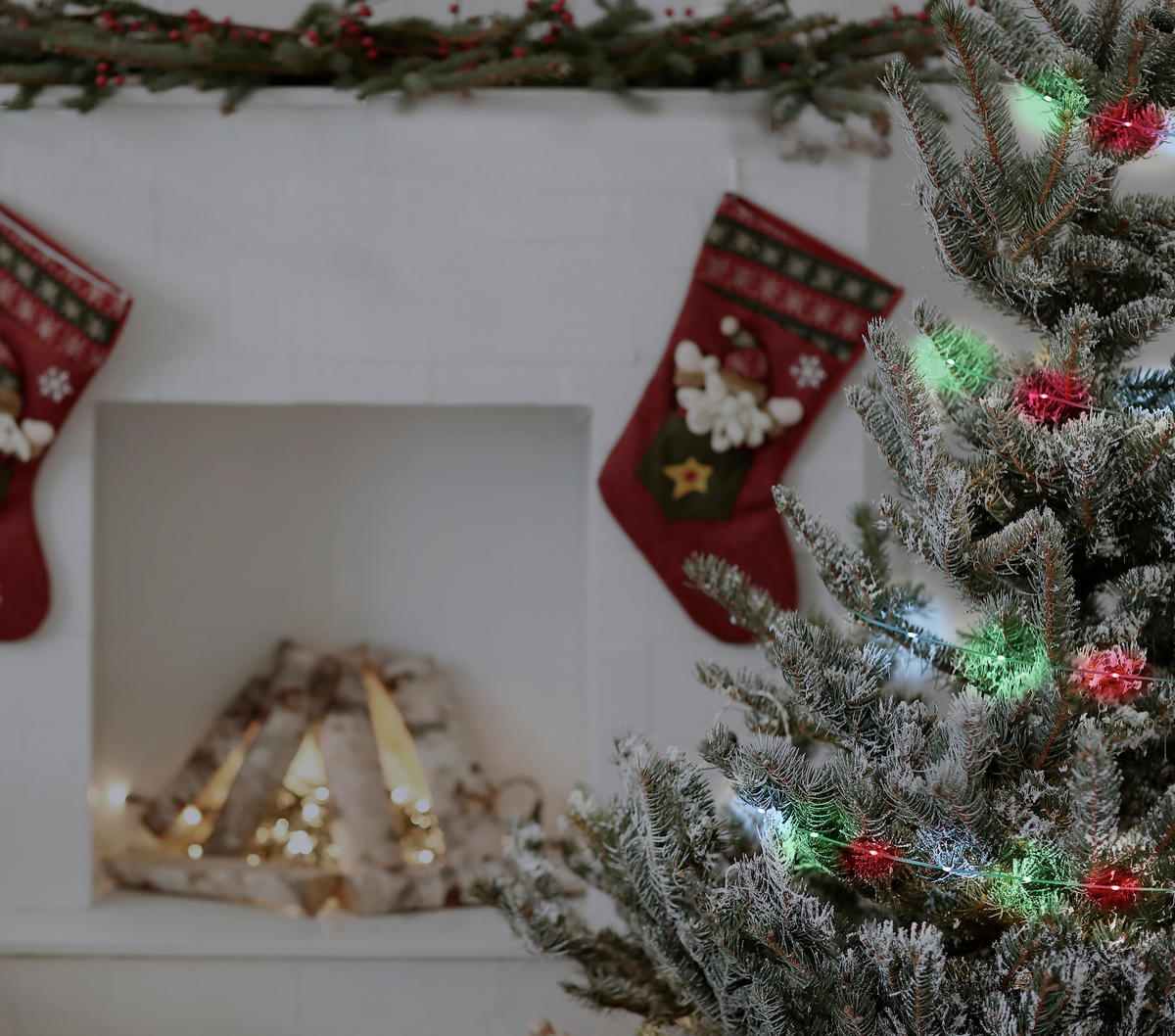 SVETLOBNA GIRLANDA   //// - črna/barve bakra, Basics, umetna masa (1290cm)