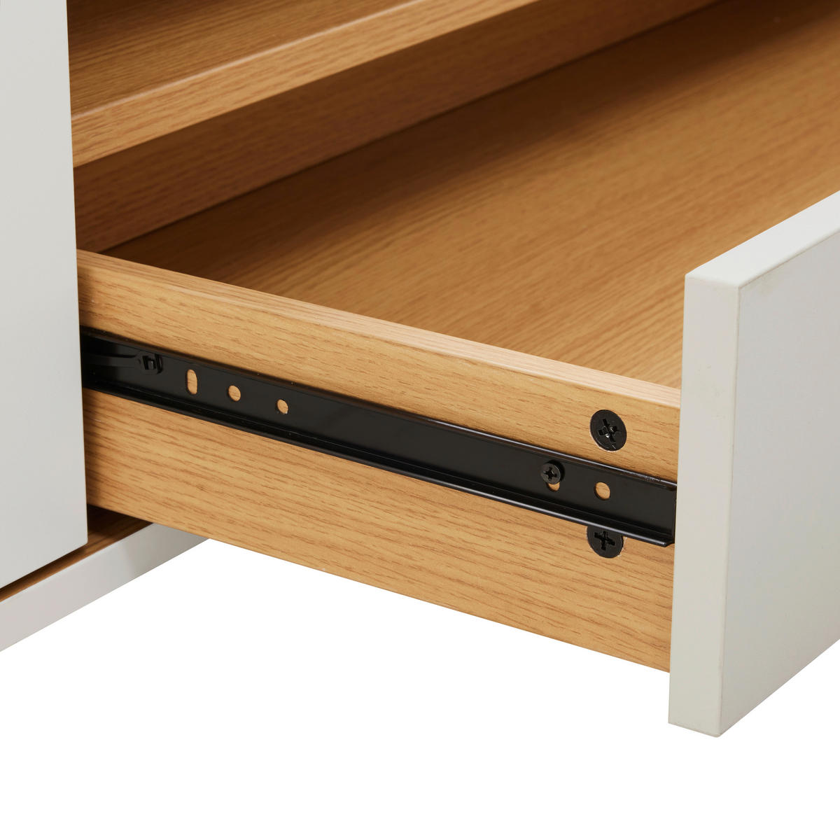 LOWBOARD  in 150/30/40 cm  - Eichefarben/Weiß, Design, Holzwerkstoff (150/30/40cm) - Xora