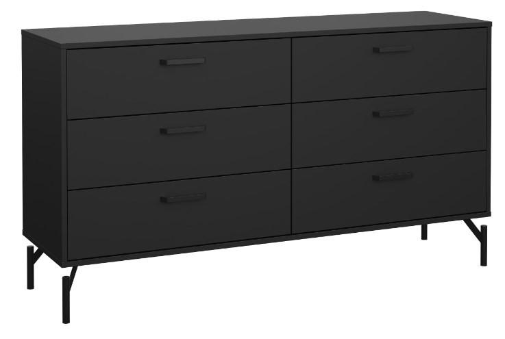 SIDEBOARD 138,7/76,6/39,8 cm  in Schwarz  - Schwarz, Design, Holzwerkstoff/Metall (138,7/76,6/39,8cm) - Best Price