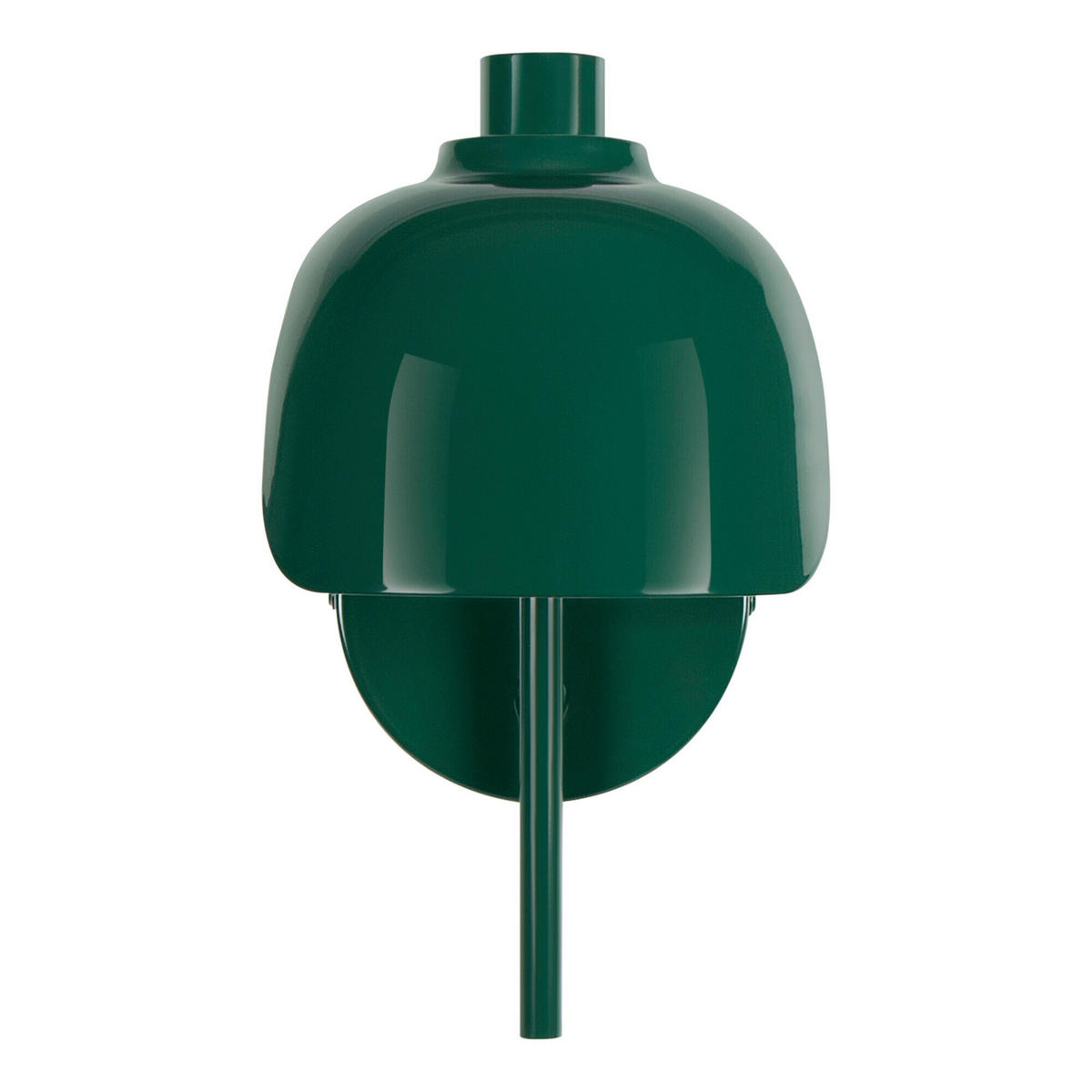 WANDLEUCHTE 13,5/21/24,5 cm   - Grün, Basics, Glas/Metall (13,5/21/24,5cm) - Osram
