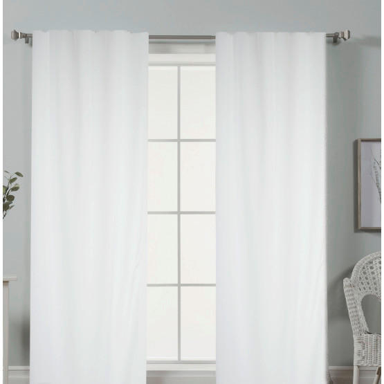 MATERIJAL ZA ZAVESE bela - bela, Osnovno, tekstil (330cm)
