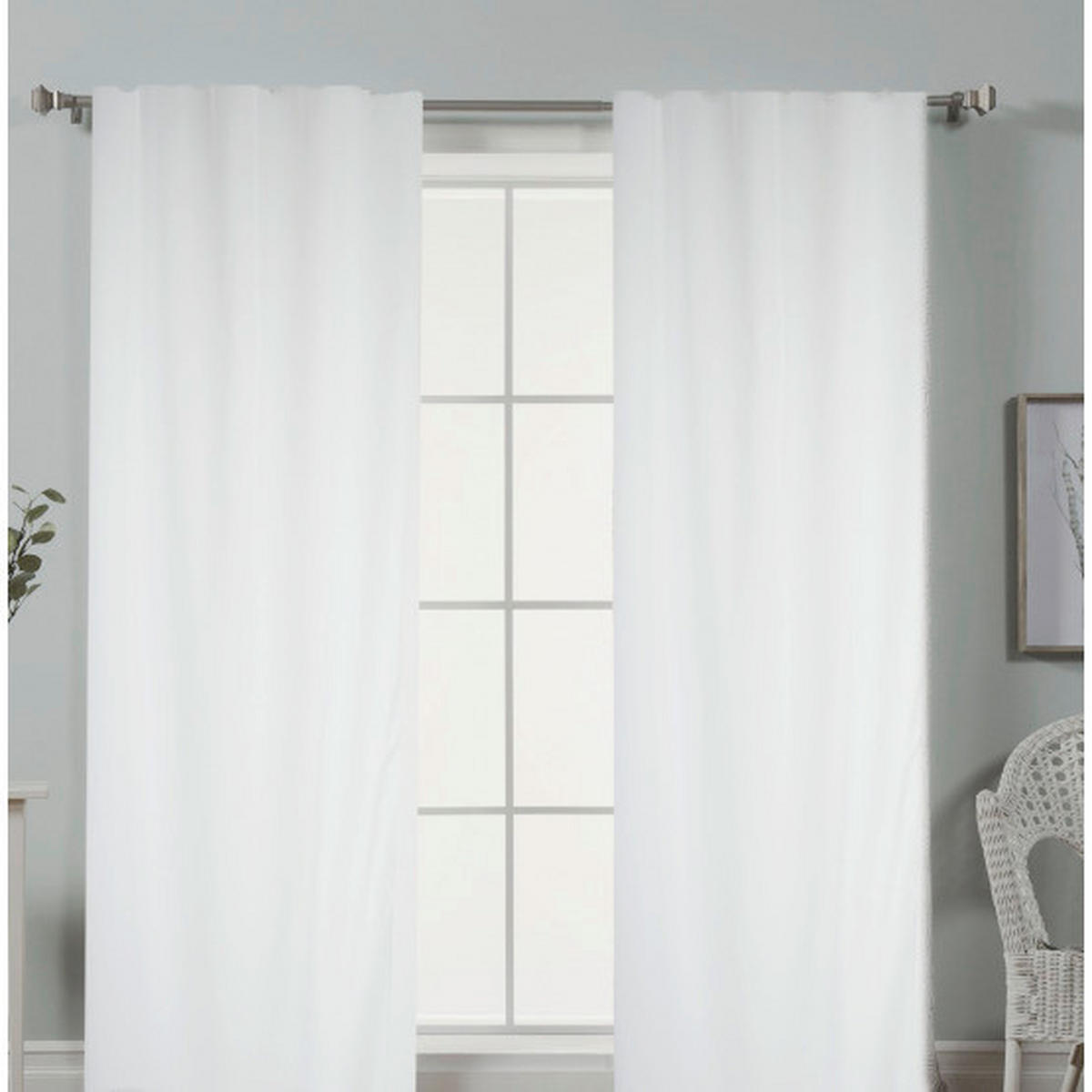 MATERIJAL ZA ZAVESE bela - bela, Osnovno, tekstil (330cm)