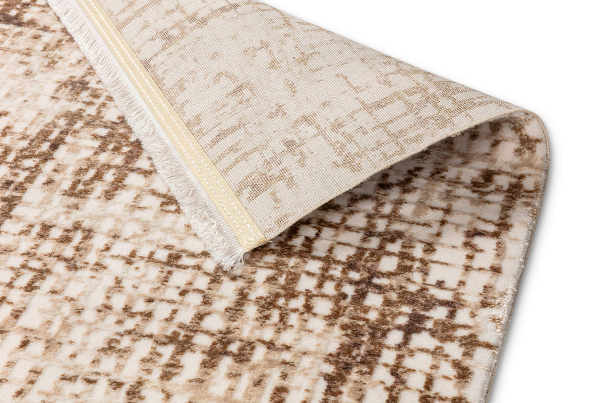 WEBTEPPICH 80/150 cm Glory Braun  - Braun, Basics, Kunststoff/Textil (80/150cm) - Schöner Wohnen