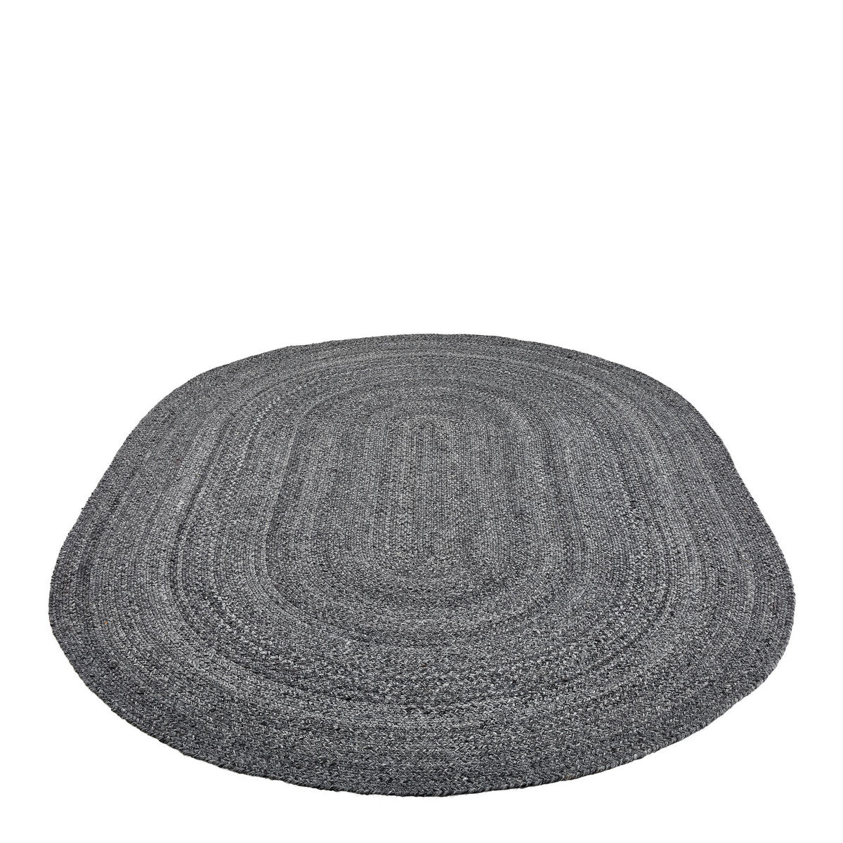 OUTDOORTEPPICH 160/230 cm Luzern Oval Anthrazit, Grau  - Anthrazit/Grau, Basics, Textil (160/230cm) - Ambia Garden