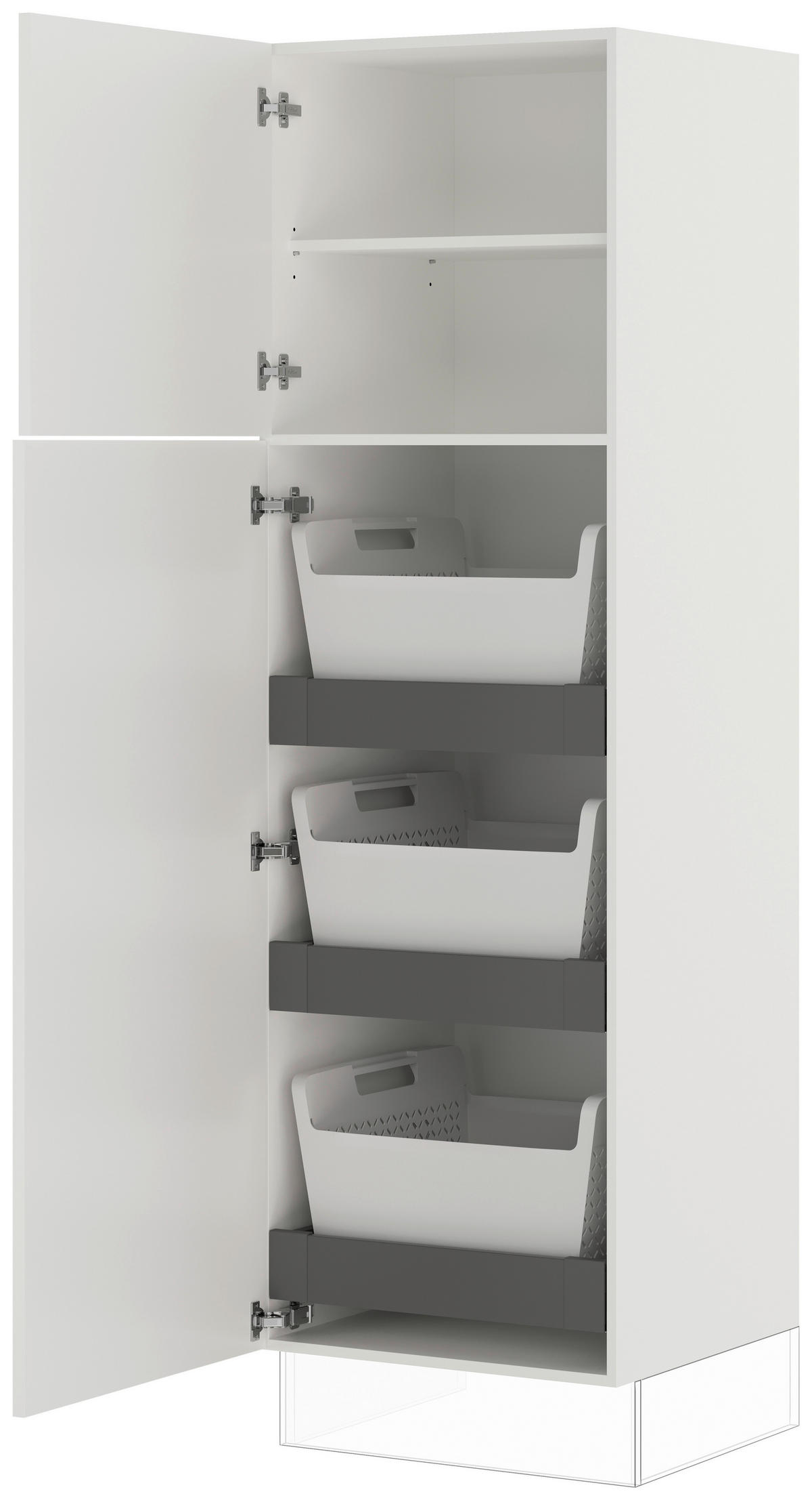 HAUSWIRTSCHAFTSRAUM  in Hellgrau  - Hellgrau, Basics, Holzwerkstoff (154,8cm) - Impuls