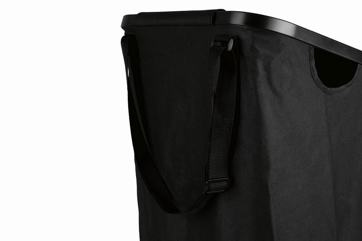 FLASCHENSAMMLER EASYmaxx  - Schwarz, Basics, Naturmaterialien/Kunststoff (40/32,5/72cm) - EASYMAXX