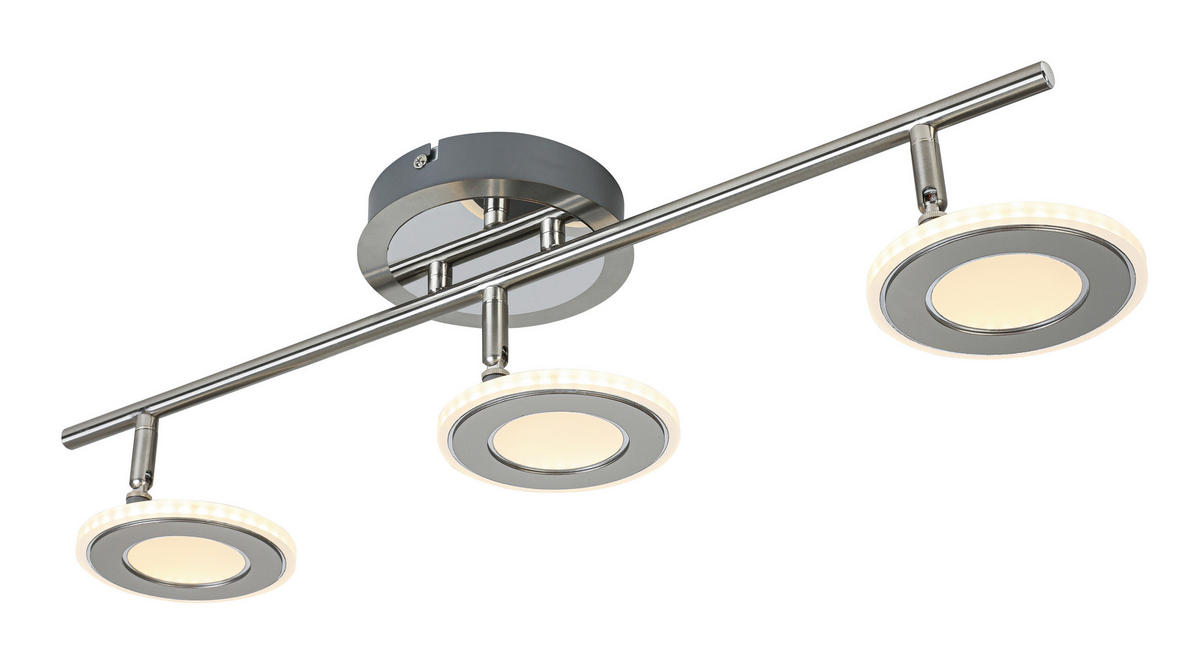 LED-SPOTLIGHT 59/17,5/12,5 cm   - kromfärg/nickelfärgad, Design, metall/plast (59/17,5/12,5cm) - Novel