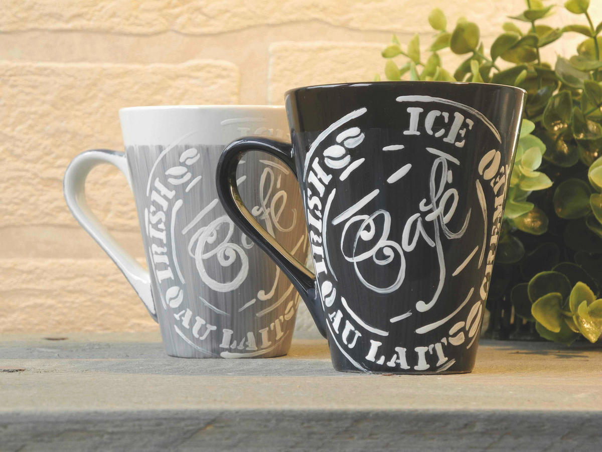 ACRYLFARBE - Blau/Gelb, KONVENTIONELL (22/5/8,5cm)