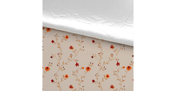 WENDEBETTWÄSCHE Satin 140/200 cm - Creme, Textil (140/200cm) - Esposa