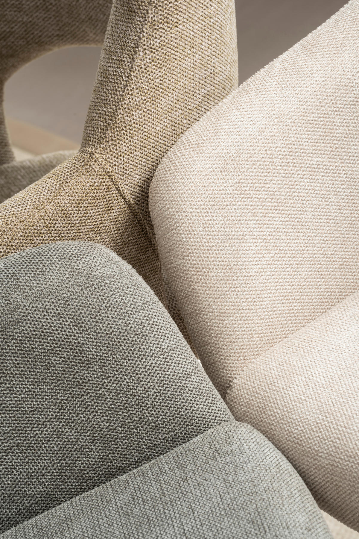 NASLANJAČ, les, kovina, tekstil bež  - črna/bež, Moderno, kovina/tekstil (56/86/63cm) - MID.YOU