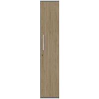 AKTENSCHRANK 40/217,4/43 cm  - Eichefarben/Grau, KONVENTIONELL, Holzwerkstoff (40/217,4/43cm) - Moderano