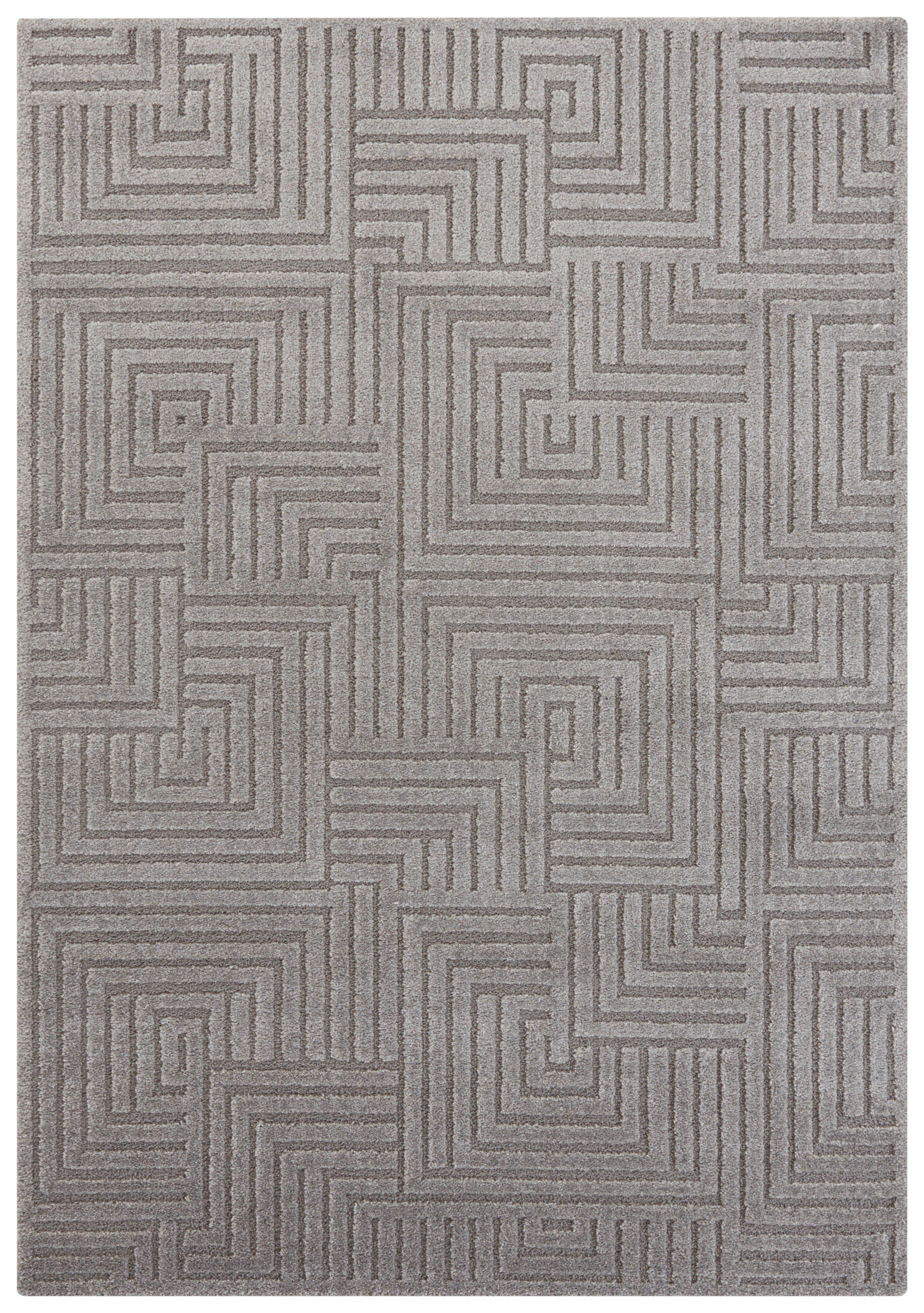 HOCHFLORTEPPICH 80/150 cm New York Grau  - Grau, Basics, Kunststoff/Textil (80/150cm)