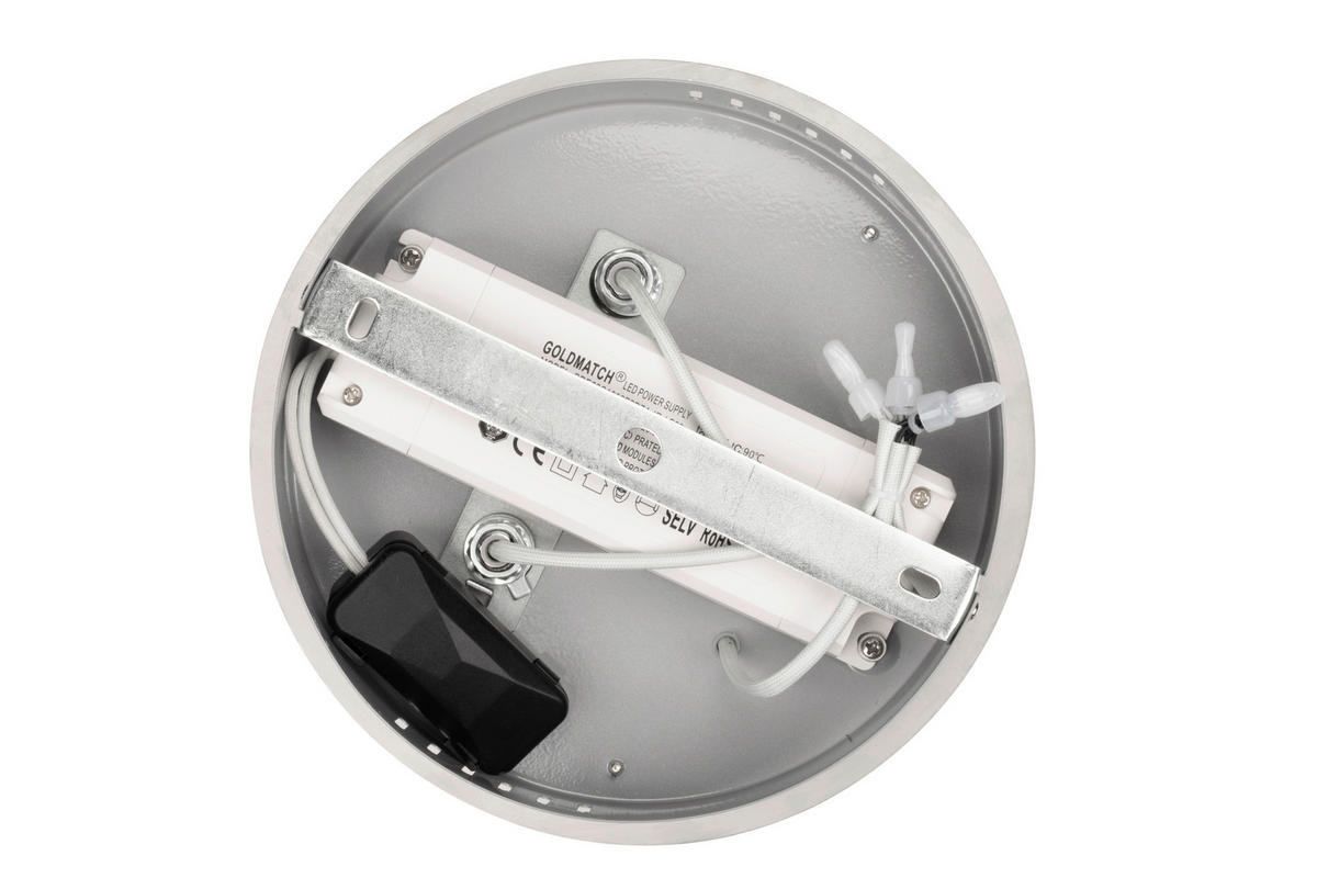 LED-DECKENLEUCHTE 71/52/9 cm   - Alufarben, Design, Kunststoff/Metall (71/52/9cm) - Novel