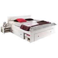 BETTANLAGE 180/200 cm  in Weiss   - Weiss, Modern (180/200cm) - MID.YOU