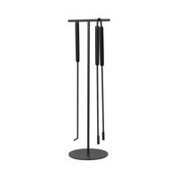 KAMINBESTECK  22/76 cm  Holz, Metall  - Schwarz, KONVENTIONELL, Holz/Metall (22/76cm) - Blomus
