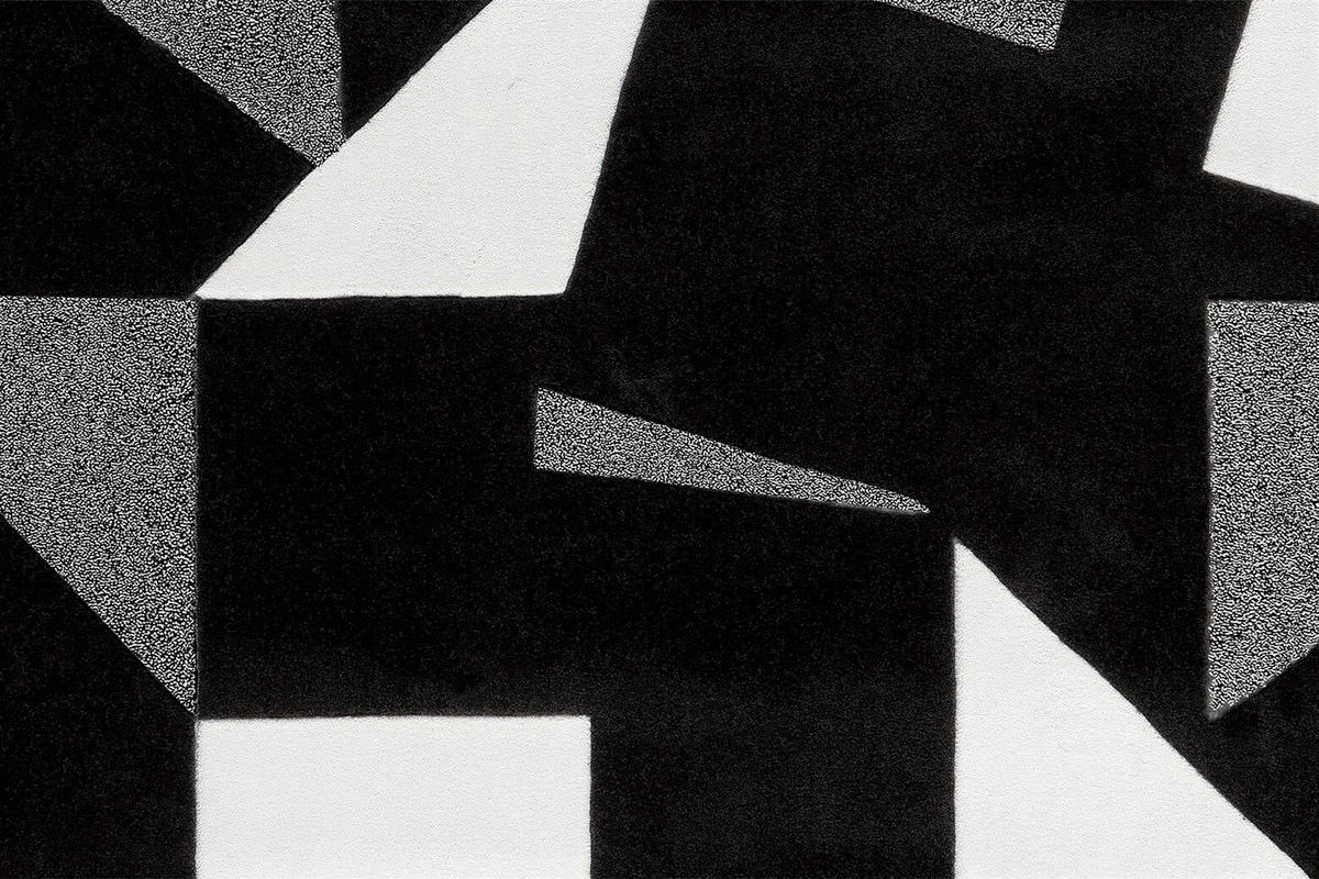 FLACHWEBETEPPICH  Wohnzimmer 140/200 cm Schwarz, Weiß rechteckig  - Schwarz/Weiß, Basics, Textil (140/200cm) - Kayoom