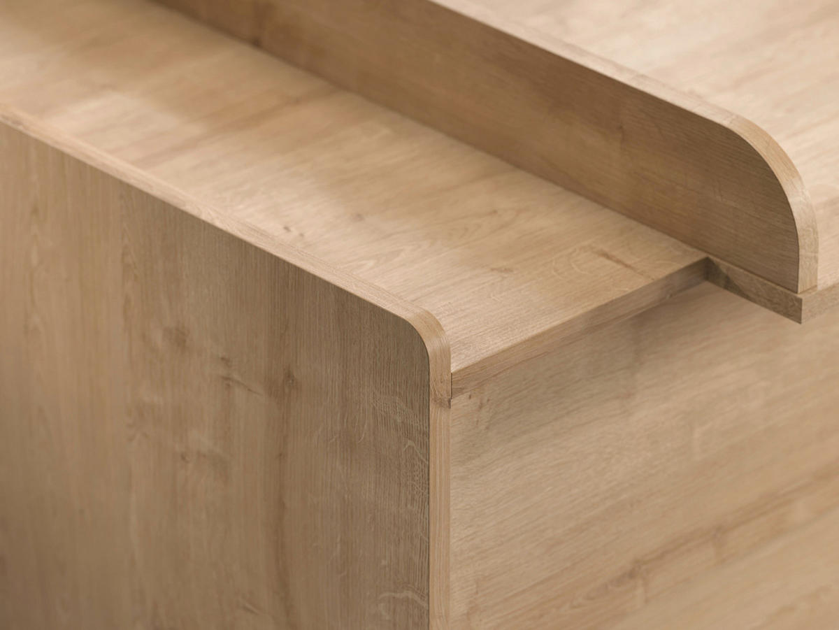 WICKELAUFSATZ  - Eichefarben, MODERN, Holzwerkstoff (58,6/9,6/81cm) - MID.YOU