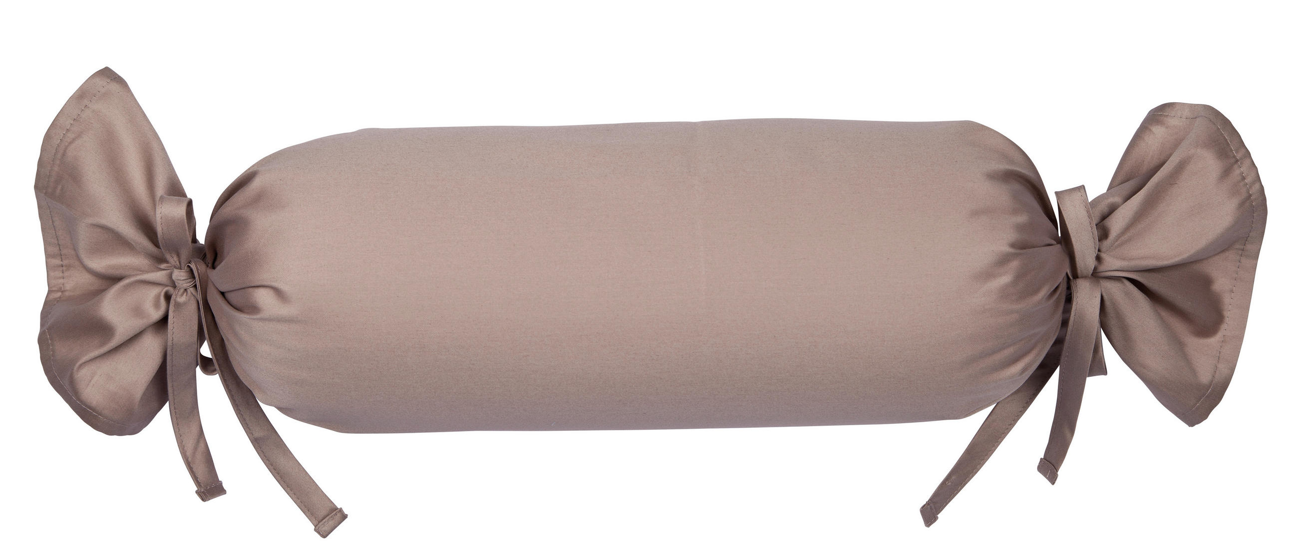 Janine Nackenrollenbezug Giacomo Taupe 15x40 cm
