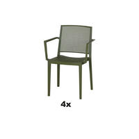 STAPELSTUHL in Kunststoff Grün  - Grün, Basics, Kunststoff (46/80/56cm) - Siena Garden
