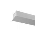 LED-HÄNGELEUCHTE 115/7,5/150 cm  - Silberfarben, Design, Metall (115/7,5/150cm) - Dieter Knoll