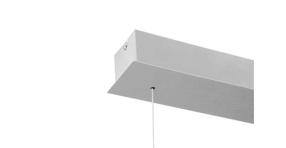LED-HÄNGELEUCHTE 115/7,5/150 cm  - Silberfarben, Design, Metall (115/7,5/150cm) - Dieter Knoll