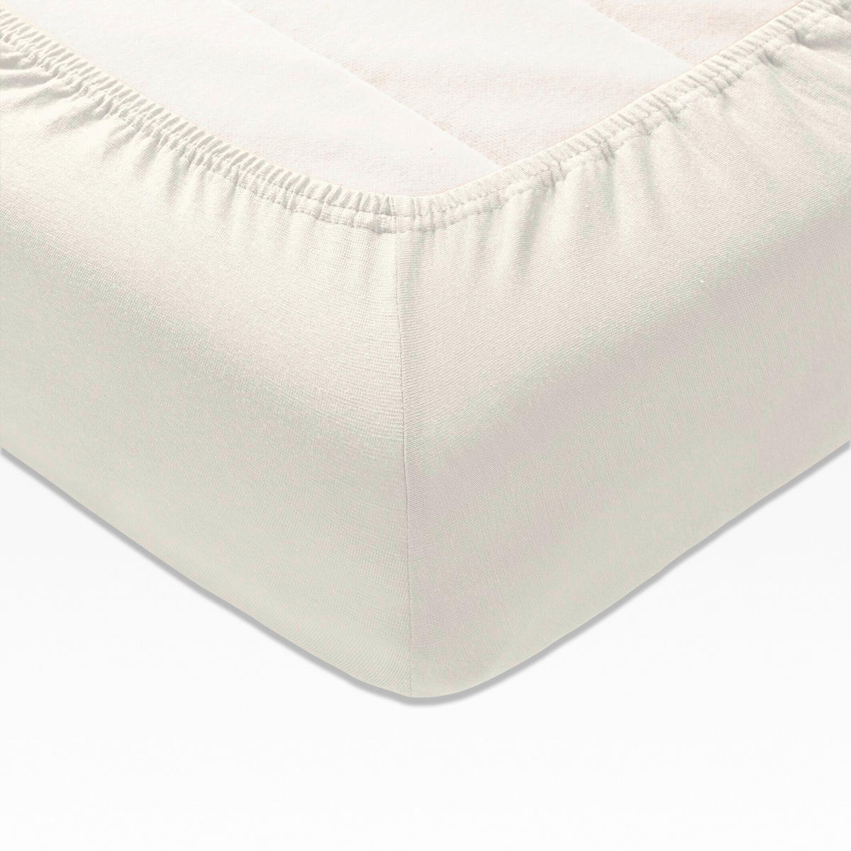 SPANNLEINTUCH 180-200/200 cm Jersey  - Weiß, Basics, Textil (180-200/200cm) - Joop! Living