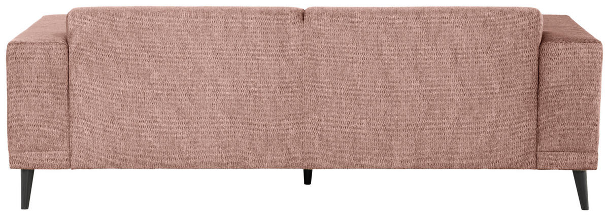 3-SITZER-SOFA OSLO_LZ in Webstoff Taupe  - Taupe/Schwarz, Design, Holz/Textil (218/77/93cm) - MID.YOU
