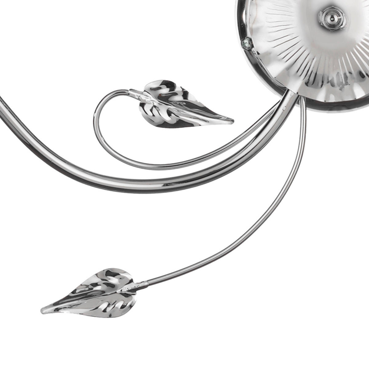 DECKENLEUCHTE 4716 LILIANA 50/20 cm   - Chromfarben, KONVENTIONELL, Glas/Metall (50/20cm)