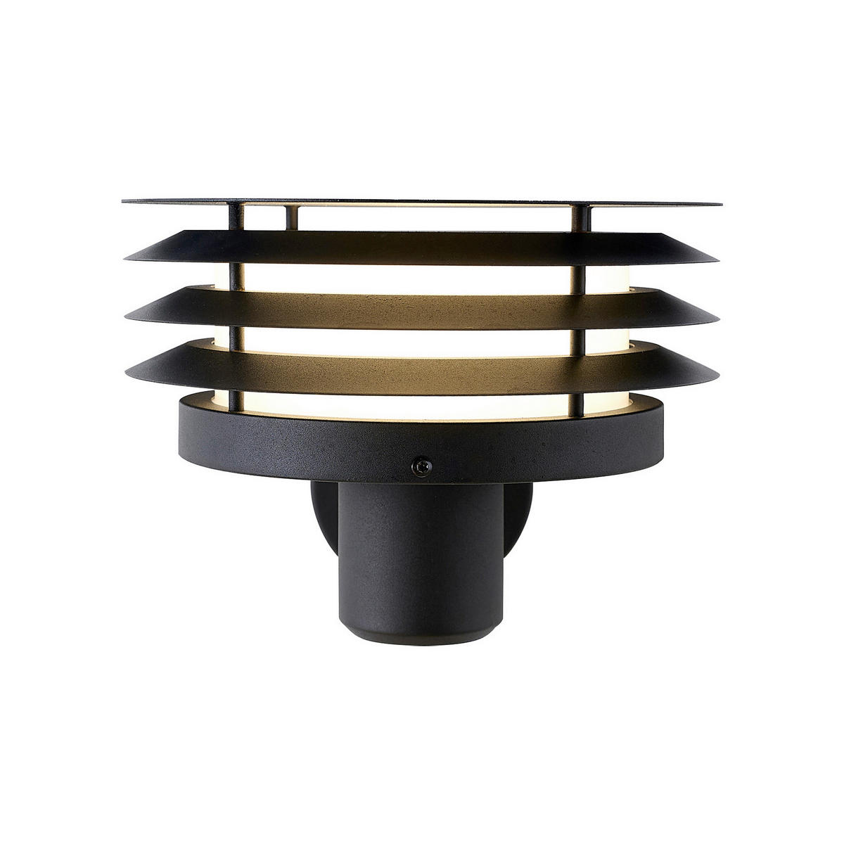 AUßENWANDLEUCHTE Cirella 25/19,5 cm  - Schwarz, KONVENTIONELL, Metall (25/19,5cm) - Nordlux